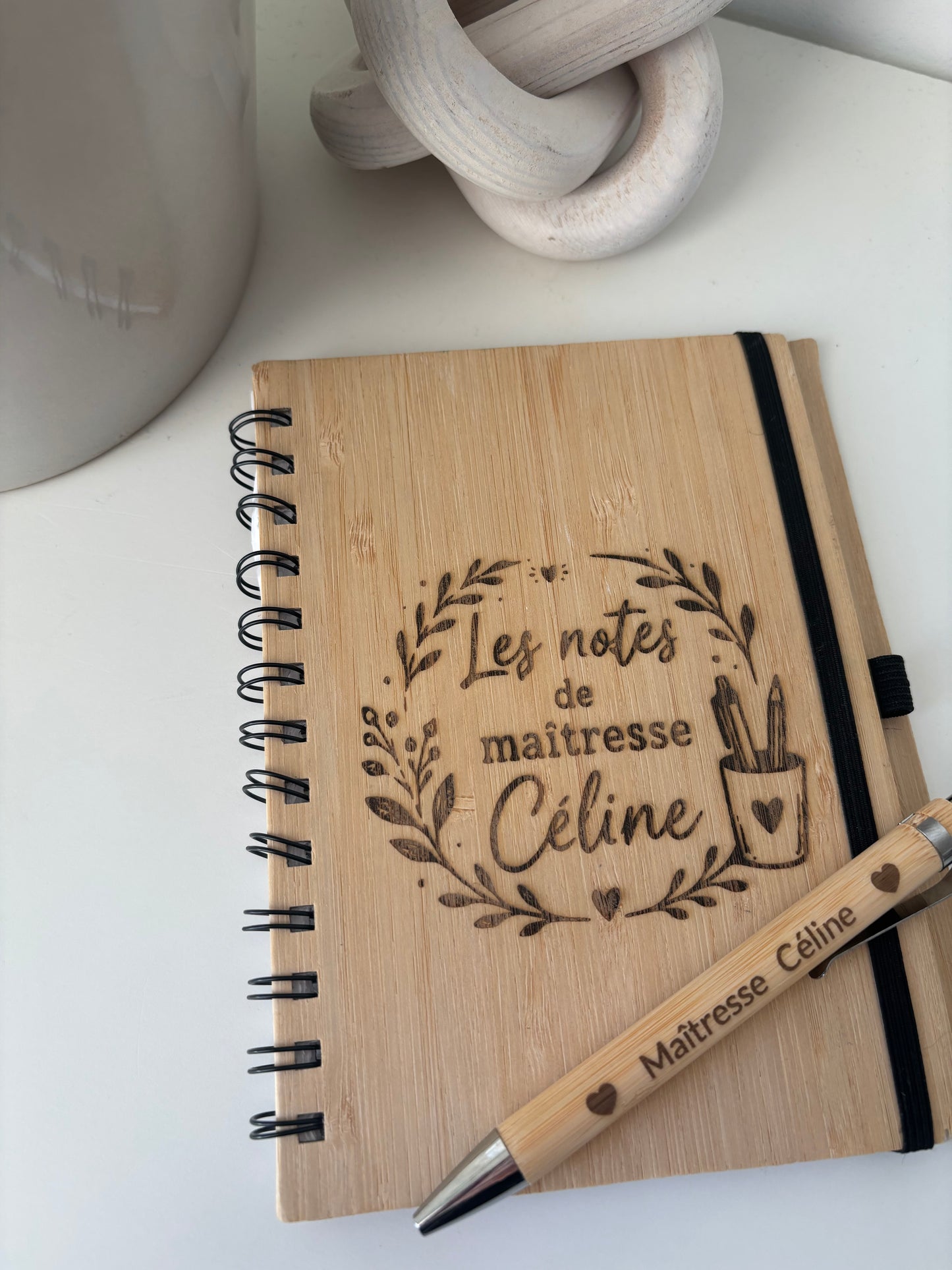 Carnet de note bois