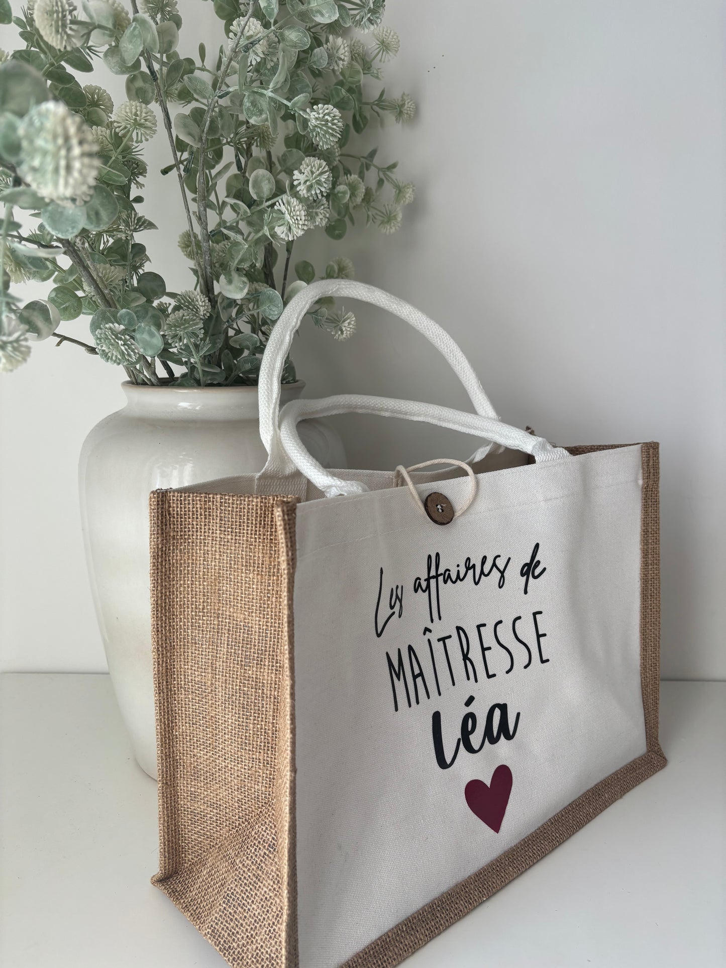 Sac jute - personnalisé