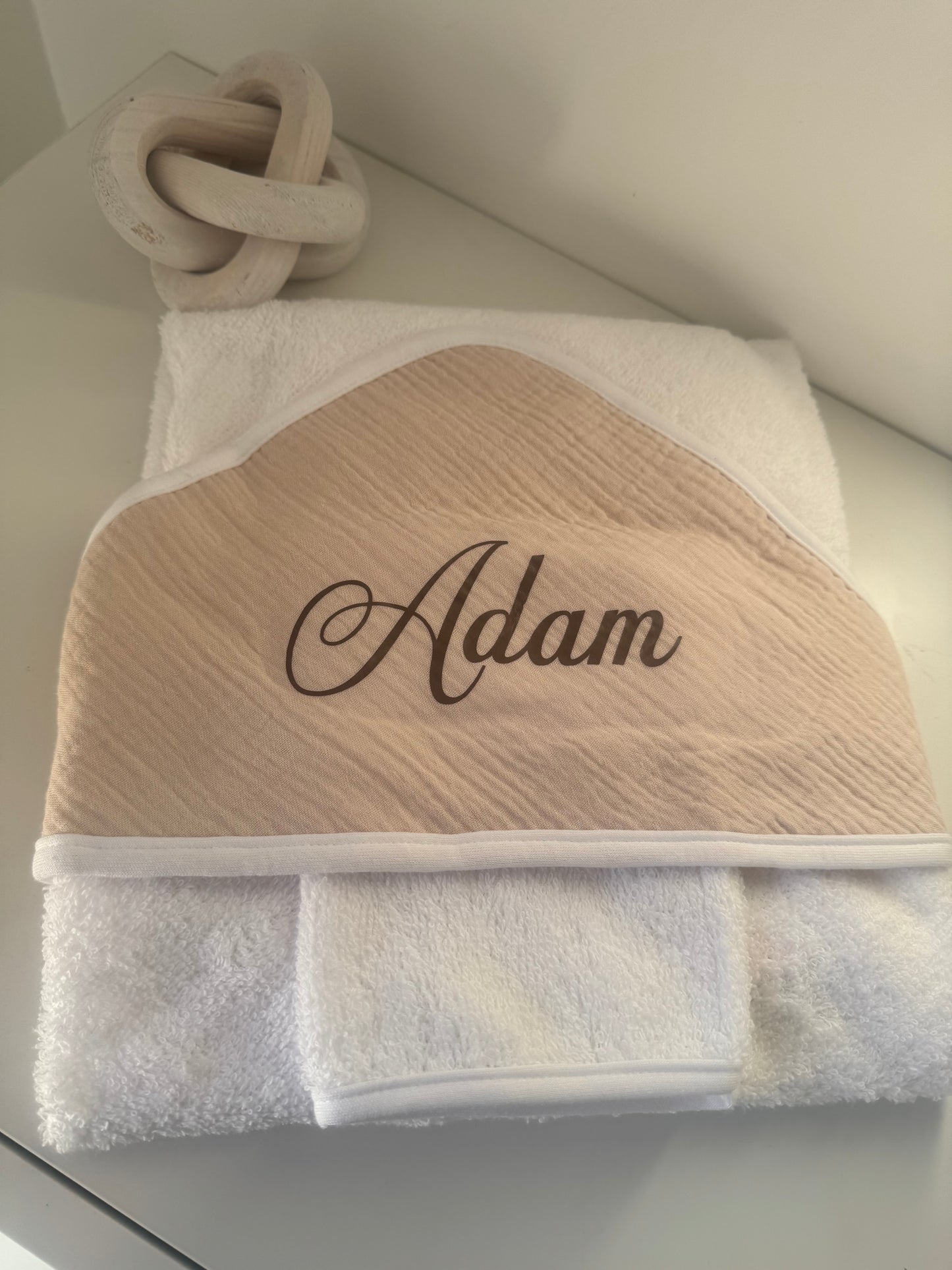 Drap de bain bébé personnalisé