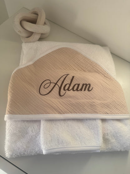 Drap de bain bébé personnalisé