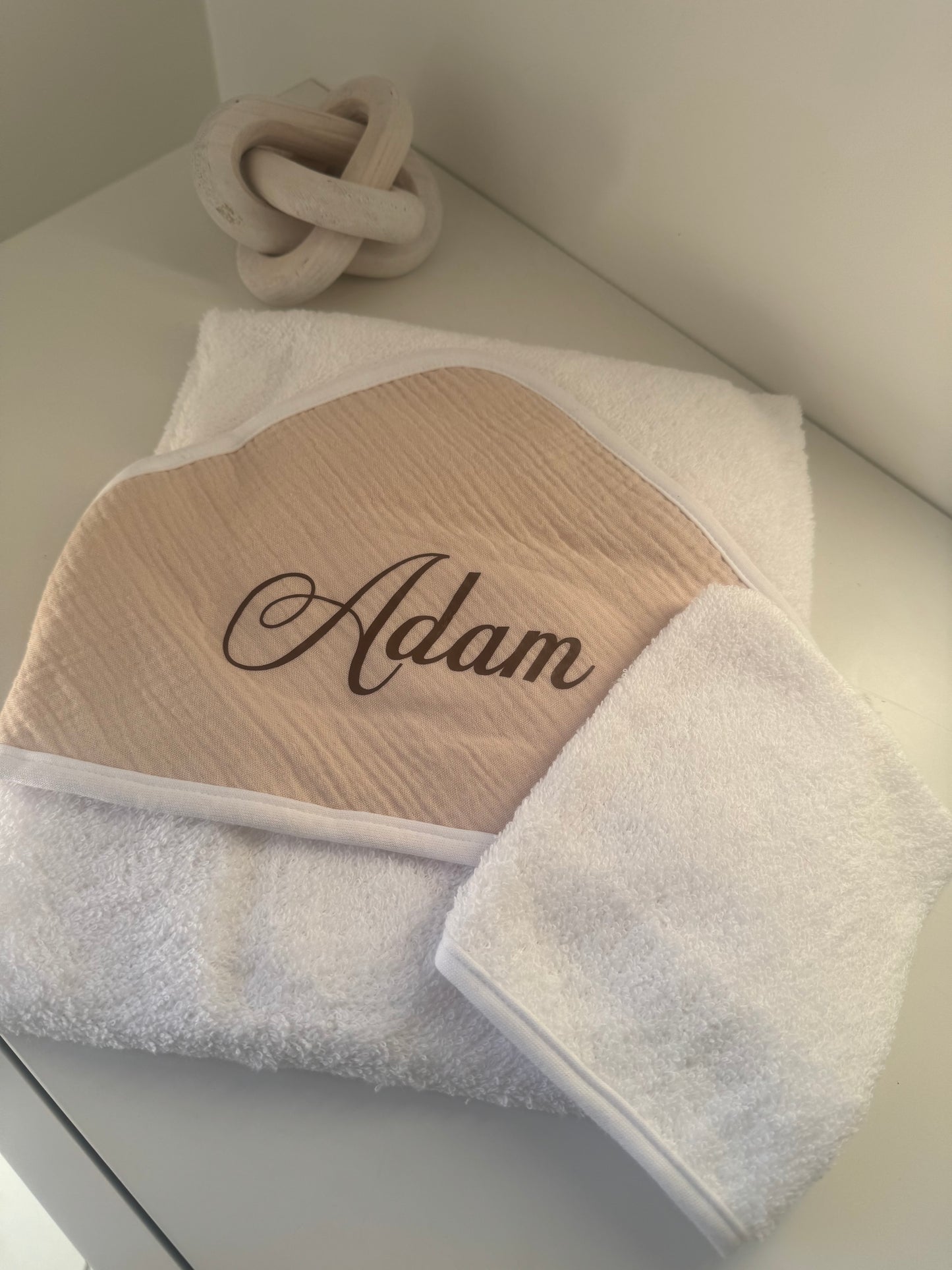 Drap de bain bébé personnalisé