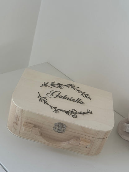 Boîte en bois personnalisée