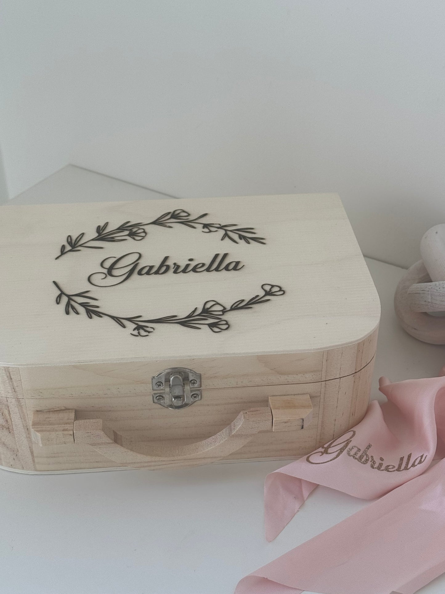 Boîte en bois personnalisée