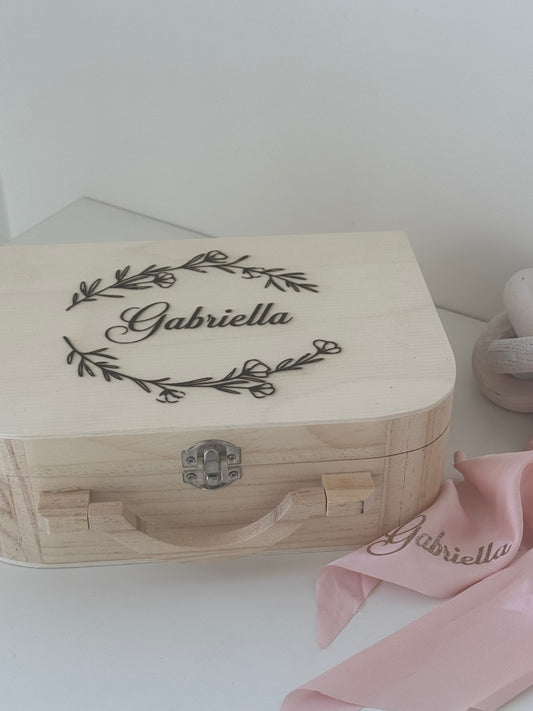 Boîte en bois personnalisée