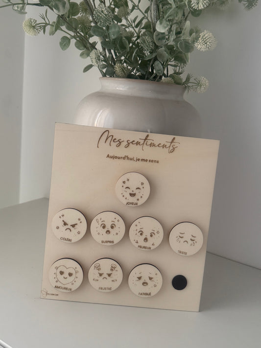 Tableau des émotions enfant