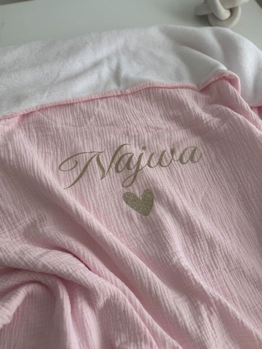 Couverture bébé personnalisée - Gaz de coton