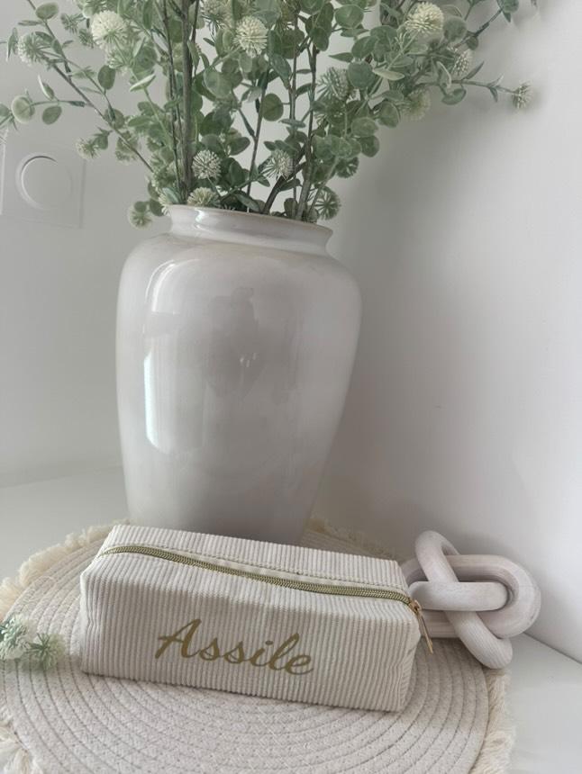 Trousse en Velours Personnalisable