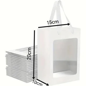 Sacs cadeaux blancs